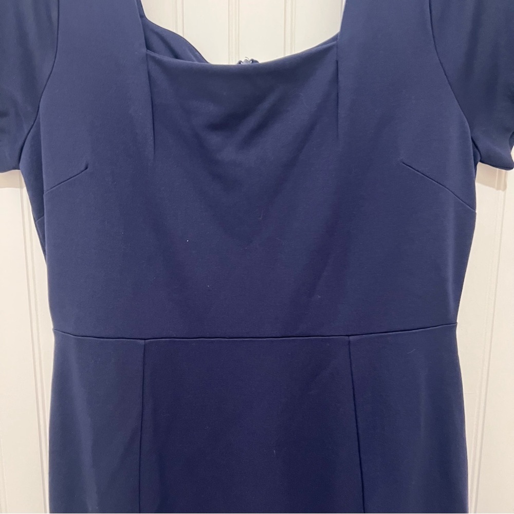 LK Bennet  10 Elegant Navy Blue Dress NWT - Picture 2 of 6